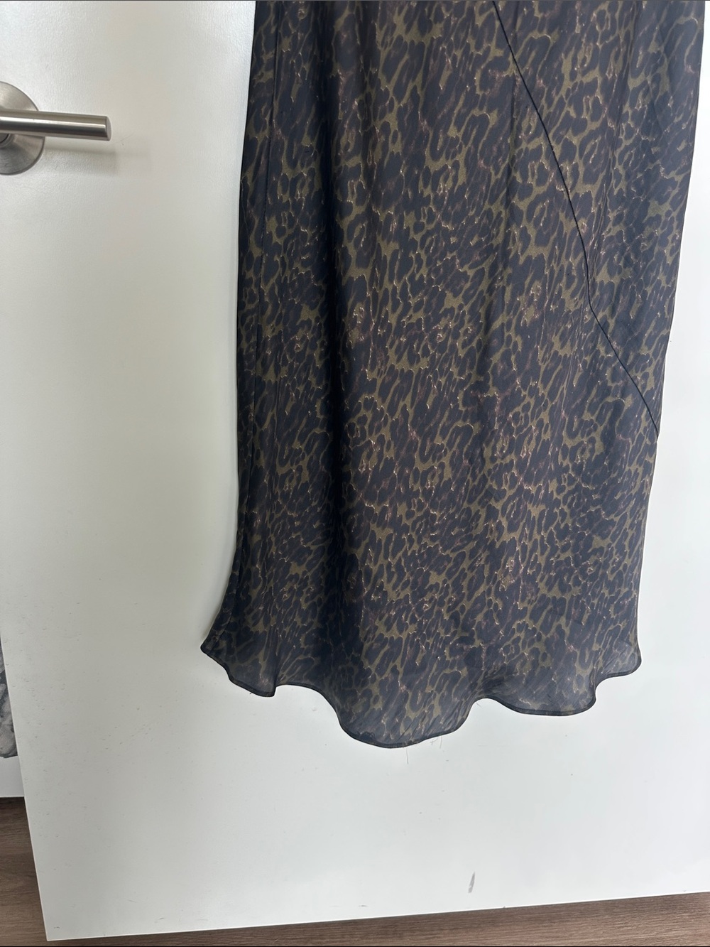 Subtle cheetah print racerback slip dress - Picture 5 of 6